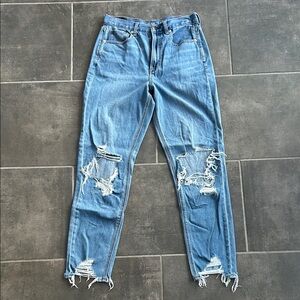American Eagle Outfitters Distressed Mom Jeans